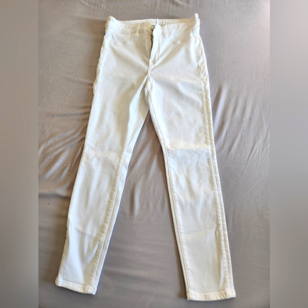 AE next Level Super High-waisted Jegging 8 Short Cool White